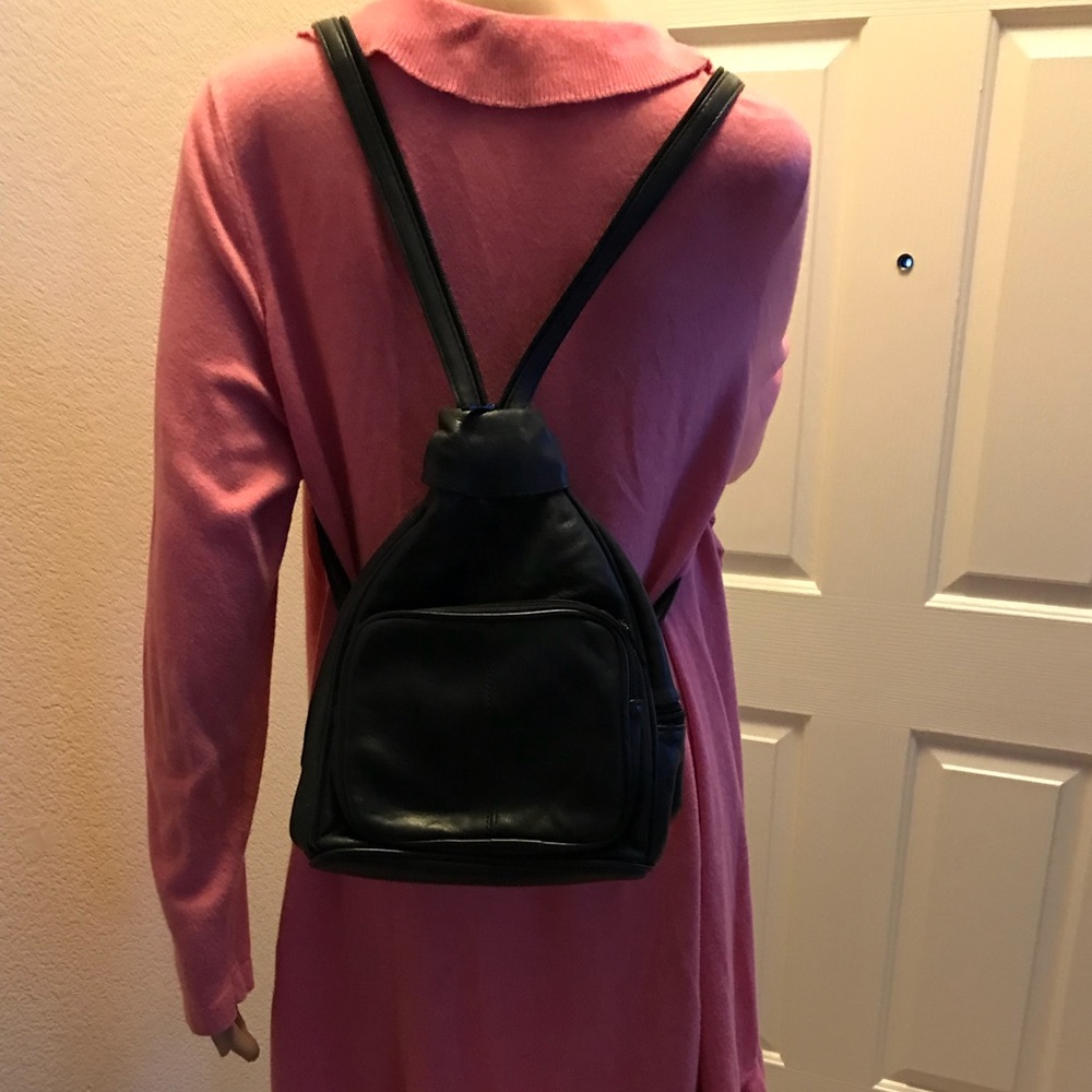 All leather backpack/purse ❤️